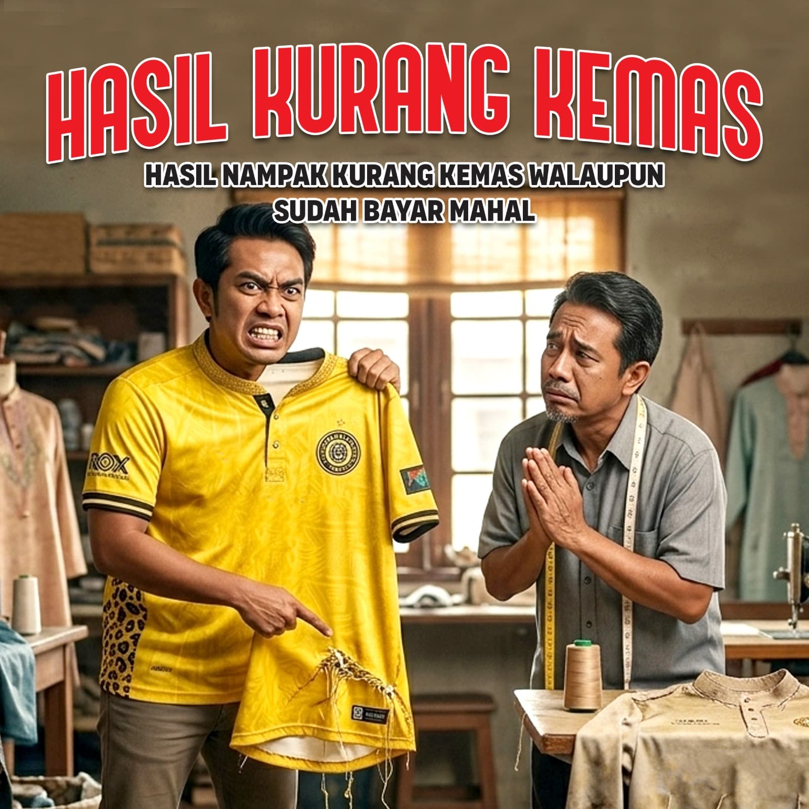 Masalah print: hasil kurang kemas