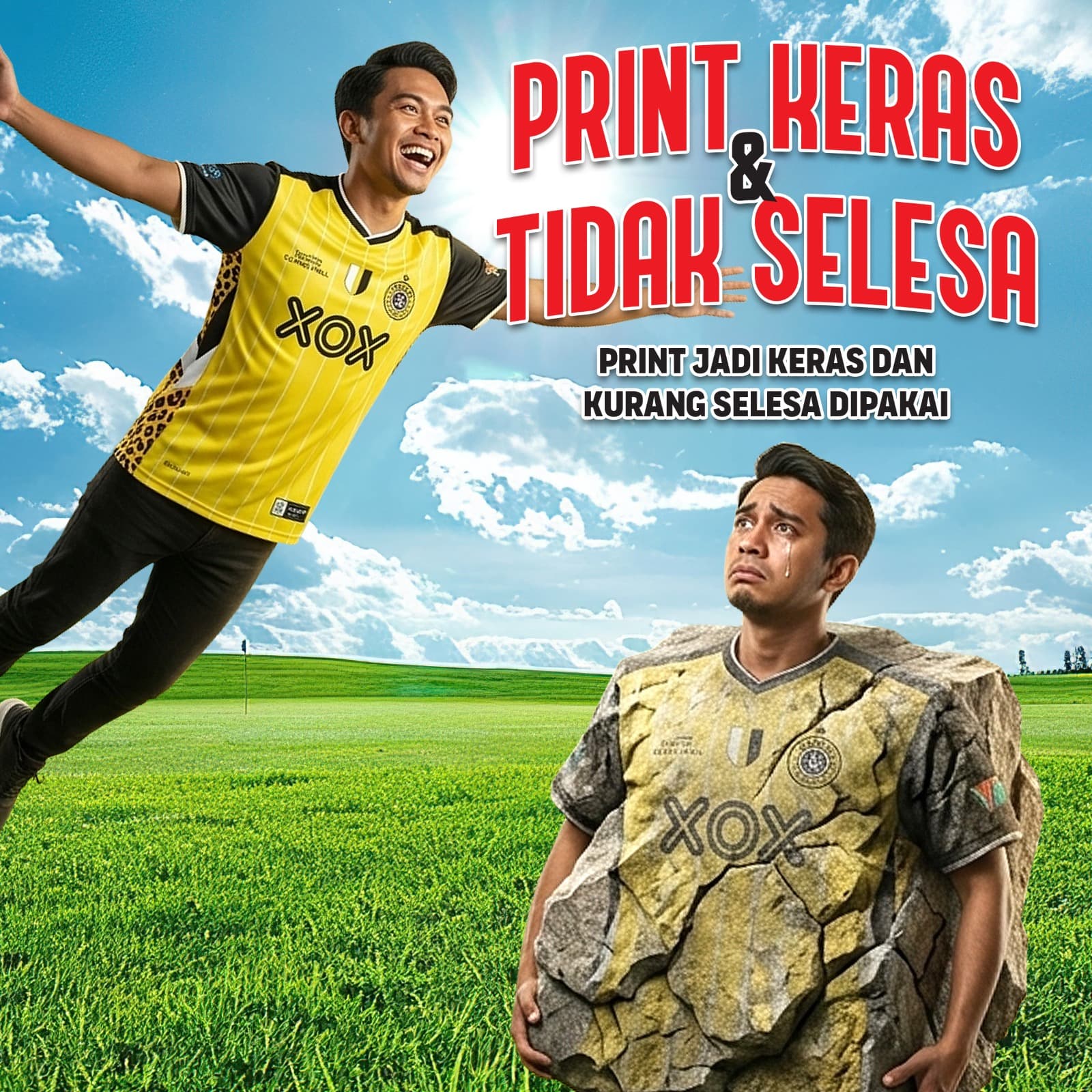 Masalah print: rasa keras