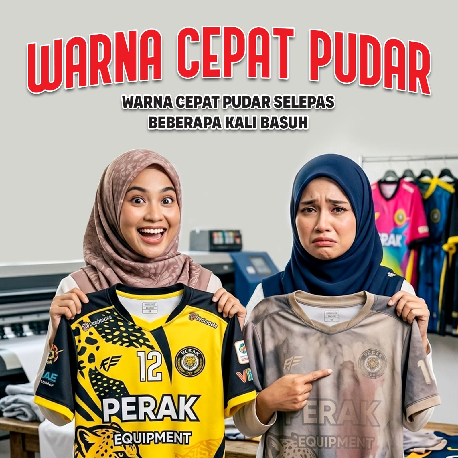 Masalah print: warna cepat pudar